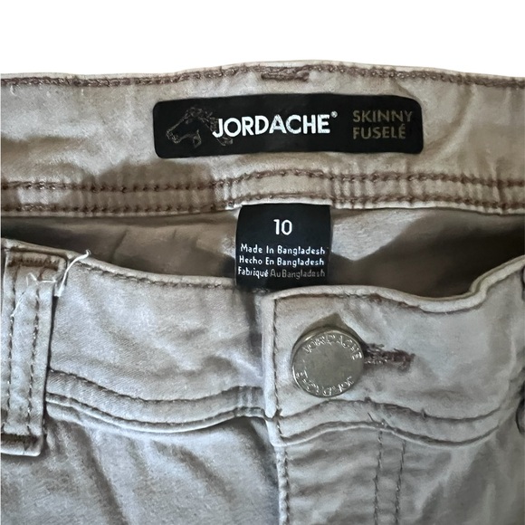 Jordache Beige Skinny Jeans - Picture 3 of 3